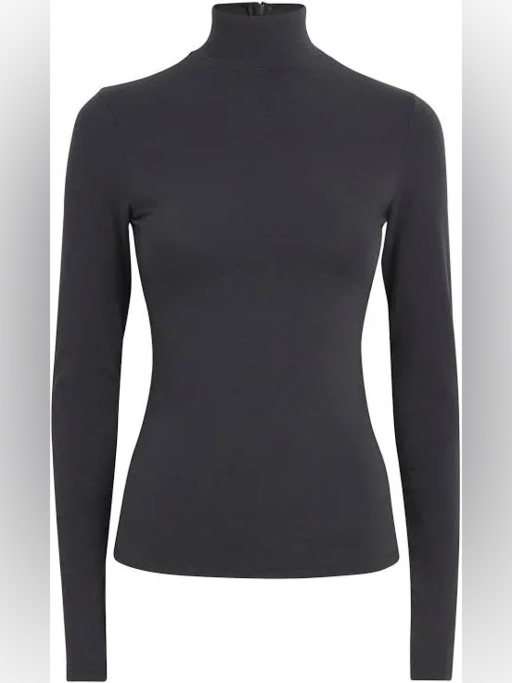 SKIMS Stretch-Cotton Jersey Rollneck Top Size Large